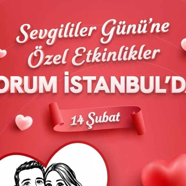 Forum İstanbul Sevgililer Günü (Instagram paylaşımı)